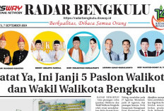 Catat Ya, Ini Janji 5 Paslon Walikota dan Wakil Walikota Bengkulu