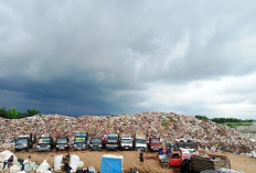 Sudah jadi Gunung, Inilah Kondisi Terkini Sampah di TPA Air Sebakul Kota Bengkulu