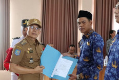47 Orang Menerima SK CPNS Formasi Tahun 2024 dari Bupati BS Gusnan Mulyadi
