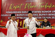 Hanya Satu Calon Bupati Bengkulu Utara, Pasangan ASA Dapatkan Nomor Urut 1