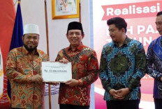 Walikota Bengkulu Terima Realisasi Dana Bagi Hasil Tahun Anggaran 2025 Rp 33 Miliar