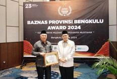 Baznas Kaur Memperoleh 2 Penghargaan Dalam Event Baznas Award Se-Provinsi Bengkulu