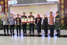 Kembangkan Potensi Daerah dan Pelayanan Publik, Kaur dan Muara Enim Tandatangani MoU