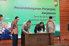 Pemanfaatan Produk dan Jasa Layanan Perbankan, Bank Bengkulu Teken PKS dengan Polda Bengkulu