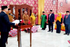 Sekda BU Ambil Sumpah dan Janji Tiga Pejabat Eselon II Pemkab Bengkulu Utara