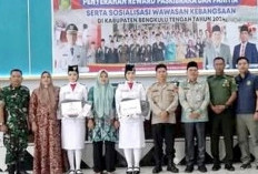 Paskibraka Bengkulu Tengah dan Panitia Terima Reward