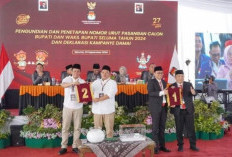 Hasil Undian Paslon Bupati Seluma, Teguh Nomor 1, Erjon Nomor 2