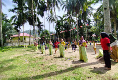 Perlombaan HUT ke-80 RI Desa Tanjung Ganti Berjalan Sangat Meriah, Balap Karung jadi Rebutan Ibu-Ibu