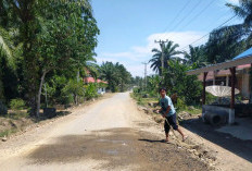 Kado Tahun 2025 Jalan Menuju Dusun Wano Salam SP8 Lubuk Pinang Bakal Dikoral