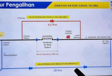 Perbaikan Jembatan Siabun, Jalan Bengkulu-Tais Dialihkan Dua Hari