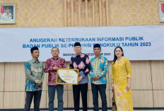 Lagi, Bengkulu Tengah Raih Penghargaan Sebagai Badan Publik Informatif