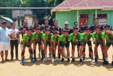 Ini Pemenang Turnamen Bola Voli HUT ke-15 Desa Arga Mulya