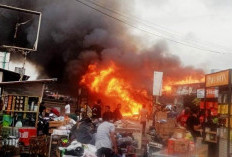 Diduga Ini Penyebab Kebakaran di Pasar Giri Kencana Ketahun