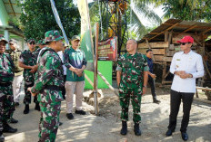 Danrem 041/Gamas Tinjau Lokasi Pembuatan Sumur Bor