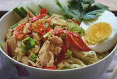 Ini Resep, Bahan dan Cara Memasak Bakmi Ayam Panggang Rica dengan Pasta Bawang dan Cabai Kering