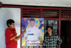Serius, Tim Pemenangan Benny Suharto Pasang Ribuan Baliho dan Poster Jelang Pilwakot 2024