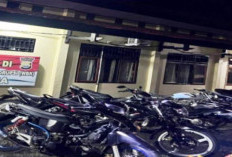 Belasan Motor Knalpot Brong Diamankan