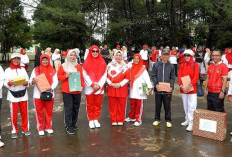 Ketua YJI Cabang Bengkulu, Dian Fitriani Wahyudi Ikuti Senam Jantung Sehat