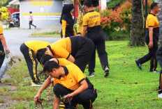 Begini Cara Polres BS Ciptakan Lingkungan Kerja Bersih dan Nyaman