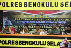 Polres Bengkulu Selatan Rapat Lintas Sektoral Ops Lilin Nala dan Waspada Potensi Bencana Alam