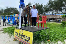 Siapkan Teropong, Pemkot Imbauan Pengunjung Tidak Berenang di Pantai Panjang Saat Nataru