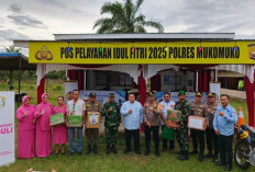 Pesan Kapolres Mukomuko Kepada Masyarakat yang Berwisata Rayakan Lebaran