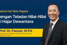 Di Hari Bela Negara, Wakil Menteri Pendidikan Tinggi Prof. Fauzan Ajak Mahasiswa Teladani Ki Hajar Dewantara