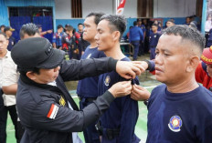 Walikota Bengkulu Lakukan Pembaretan Anggota Damkar Kabupaten/Kota se-Provinsi