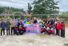 Ibu- Ibu Ramaikan Turnamen Bola Voli Damafa Family Cup II Seluma