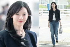 Outfit Ala Artis Korea Kim Ji Won Ketika Ke Kantor, Cobain Deh, Makin Kece 