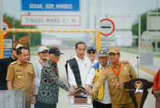 Presiden Jokowi Resmikan Jalan Tol Tebing Tinggi - Serbelawan - Sinaksak Garapan Hutama Marga Waskita