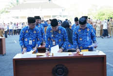 Seluruh Pimpinan OPD Provinsi  Bengkulu Lakukan Penandatanganan Perjanjian Kerja