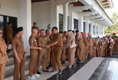 Hari Pertama Masuk Libur Lebaran, Gusnan Mulyadi Pimpin Apel