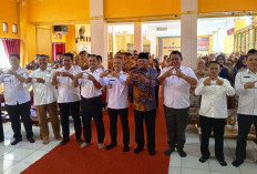 Wabup Kaur Abdul Hamid Membuka Seminar Nasional untuk mewujudkan Generasi Emas dengan pendidikan Inovatif