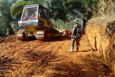 Tanpa Tanggal Merah, Satgas TMMD Ke-124 Kodim 0408/BS Terus Bekerja  