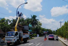 800 Unit Lampu Jalan Telah Dipasang  Disejumlah Titik di Kota Bengkulu