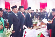 Pjs Bupati Andi Muhammad Yusuf Hadiri Pelantikan Pimpinan DPRD Bengkulu Utara Masa Jabatan 2024-2029