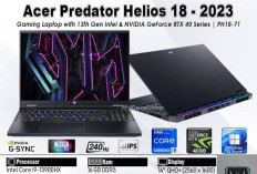 Acer Predator Helios 18: Laptop Gaming Hebat Dengan Desain Yang Kokoh dan Memikat