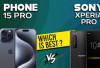 Ponsel Dengan Mode Kamera Tahan Air, Mending Beli Sony Xperia Pro vs iPhone 15 Pro?